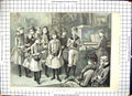 Antique Print 1888 Toy Symphony Children Musical Instruments Entertainment 19th