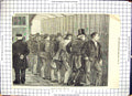 Original Old Antique Print 1873 Newgate Prison Sketches Visiting Day Men London