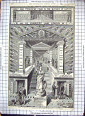 Old Chateau De Chantilly Conde Trophy 1886 Chancery Lane Safe Deposit 19th