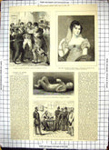 Old Print Roderick Maclean Shoot Queen Essex Countess Child Pompeii 1882 19th