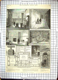 Old Newgate Prison Interior Views Plan Chapel Flogging Condemned 1888 Victorian
