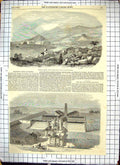 Old Funchal Madeira From East Cliff Famine Holloway City Prison 1853 Victorian