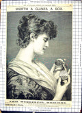 Old Print Advertisement Beecham'S Pills Saint Helens Patent Medicine 1889 19th