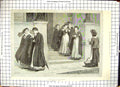 Original Old Antique Print Constitutional After Night Nursing Women White 1890