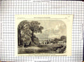 Old Antique Print 1866 Cliefden Dowager Duchess Sutherland Mansion House 19th