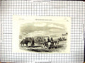 Original Old Antique Print 1855 War Scene Carrying Wounded Siers Balaclava 19th