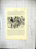 Original Old Antique Print Baker Gun Weapons Camel Natives Africa
