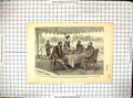 Old Antique Print Travel Africa English Men Resting Refreshments Natives