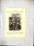 Antique Old Print Cameron Colour-Bearers Lieutenant Cameron Africa Traveller