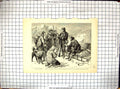 Old Antique Print Scene Mcclintock Hut Relics Lost Expedition Esquimaux