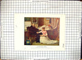 Old Antique Print North-West Passage Man Young Girl Reading Book Millais