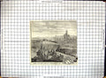 Original Old Antique Print Engraving City Cathedral Architecture Hinton