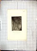 Old Print Engraving 1814 Interior King'S College Chapel Greg Architecture 19th