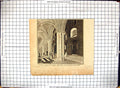 Antique Print *6128 View Body Ailes St. Albans Church Architecture England
