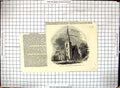 Original Old Antique Print New Swindon Church Great Western Railway 1845 19th