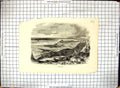 Original Old Antique Print Folkestone Scene Kent England Sea Boats Village 20th