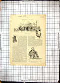 Antique Old Print Court Room Scene Gentlemen Jury Story Illustration Boyle