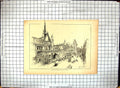 Old Antique Print Architecture Royal Palace Justice London Street Scene