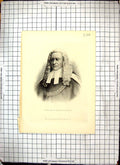 Original Old Antique Print Portrait Lord Chief Justice Cockburn Engraving