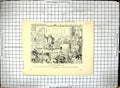 Original Old Antique Print Trail-For-Murder Mania Announcer Man Stage