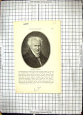 Original Old Antique Print Portrait Alexander Von Humbt Entwickelung