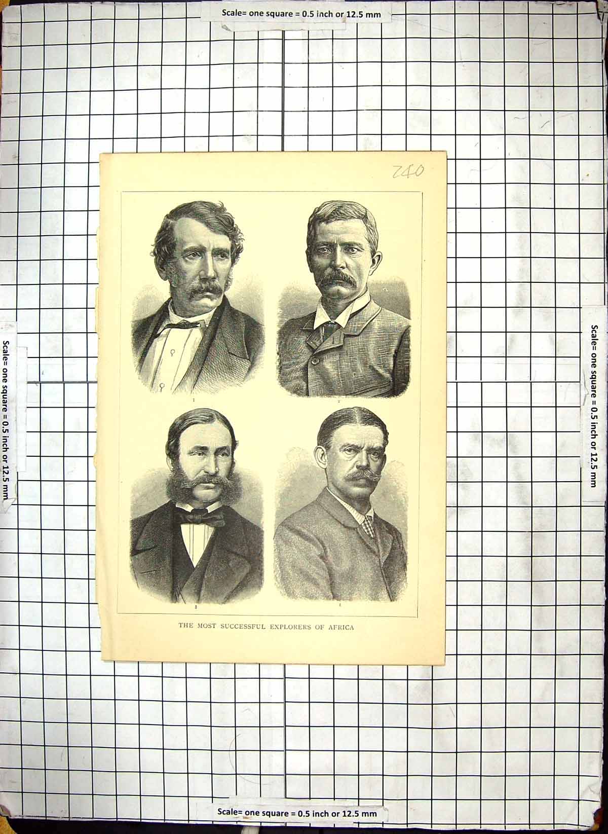 Old Antique Print Africa Explorers Livingstone Stanley Barth Schweinfurth