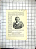 Original Old Antique Print Henry Morton Stanley 1841 Explorer 19th