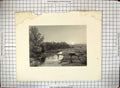 Original Old Antique Print View Tutbury Castle Engraving Warren