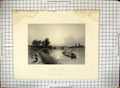 Old Antique Print View River Trent Wighnor Boat Warren Willmore Engraving