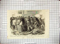 Antique Old Print 1864 Flood Sheffield Searching Dead Cellar Houses Neepsend