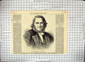 Antique Print 1866 Portrait Sir James Simpson Bart M.D. Edinburgh Physician