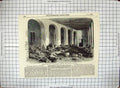 Old Antique Print 1855 Hospital Scene Sebastopol Dr. Durgan Wounded Siers 19th