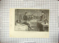 Original Old Antique Print 1890 Scene Opium Den East End London Drugs Smoking