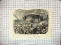 Antique Old Print 1858 Court Divorce Matrimonial Causes Westminster London 19th