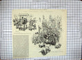 Antique Old Print 1884 Cholera Naples Italy Religious Procession Street Scene