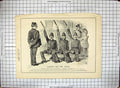 Original Old Antique Print Policemen Inspector Constables Edward Police Courts