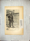 Original Old Antique Print Explorer Franz Joseph Land 1896 19th