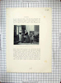 Original Old Antique Print Nurses Nuns Dispensary Children Laurent-Desrousseaux