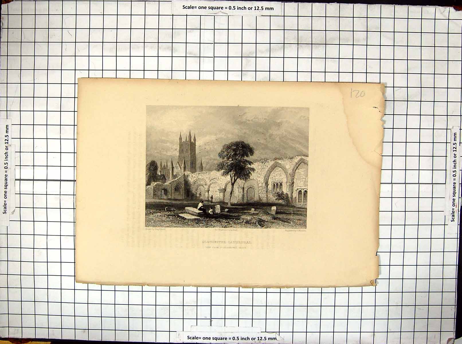 Old Winkles St Oswals Priory Ruins Gloucester Cathedral St. Catherine
