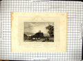 Old Payne Engraving Wouldham Church Kent England Tombleson Mountains