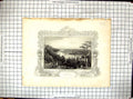 Old Engraving View Cliefden River Boats Trees Sunrise Taylor Tombleso