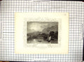 Old Engraving View Cliefden River Boats Trees Sunrise Winkles Tombles