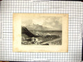 Antique Print Engraving View Dover Shakspere Cliff Sheep 1848 Prior Harvey 19th
