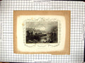Antique Old Print Engraving Allington Castle Kent England Tomblesons Winkles