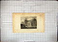 Antique Old Print Exterior View Canterbury Cathedral Architecture Engraving