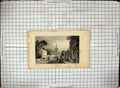 Antique Old Print Engraving Minster Isle Thanet Kent Shepherd Street Scene