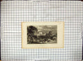 Old 1829 View Sandlands William Deedes Hythe Mountains Trees Engravin 19th