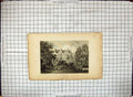 Original Old Antique Print View Summer Hill Kent England Architecture Engraving