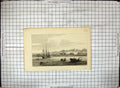 Original Old Antique Print Engraving Sea Ships Boats Owen Cooke Northfleet 20th