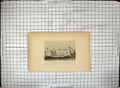 Original Old Antique Print Cobham Hall Kent Earl Darnley Engraving Architecture